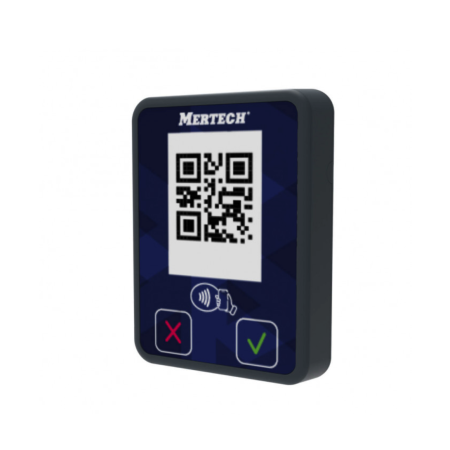 Терминал оплаты СБП MERTECH Mini с NFC серый/синий