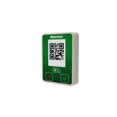 Терминал оплаты СБП MERTECH Mini с NFC белый/зеленый