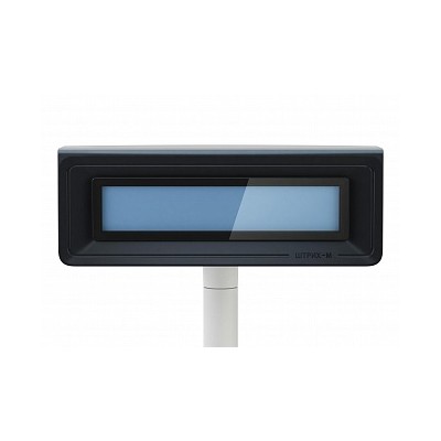 Дисплей покупателя ШТРИХ-Т D3 (USB, LCD 2x20) белый, темно серая рамка